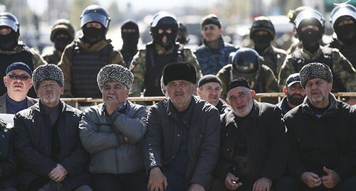 Rally in Magas. Photo: REUTERS/Maxim Shemetov