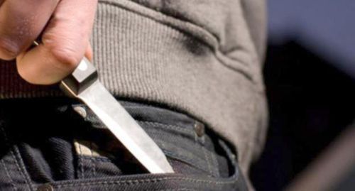 A knife. Press service of Russia's Federal Investigative Committee http://dagestan.sledcom.ru/news/item/1220351/