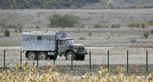 The border between South Ossetia and Abkhazia. Photo: REUTERS/David Mdzinarishvili