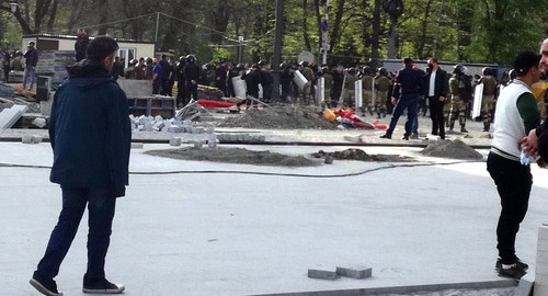 Protest in Vladikavkaz, April 2020. Photo by Emma Marzoeva for the Caucasian Knot