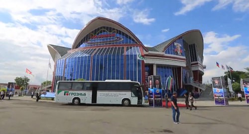 'Coliseum' Sports Hall, where boxing fights will take place. Screenshot from video posted by the press service of the 'Coliseum' Sports Hall: https://www.youtube.com/watch?v=bPAlQRdvGM8