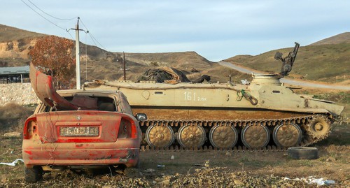 The consequences of hostilities in Nagorno-Karabakh. December 18, 2020. Photo by Aziz Karimov for the "Caucasian Knot"