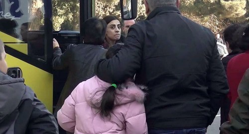 Residents of Nagorno-Karabakh return from Armenia to Stepanakert, January 2021. Photo by Alvard Grigoryan for the Caucasian Knot