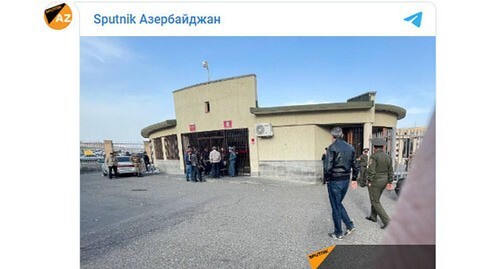 The building of the Armenian Ministry of Defence in Yerevan. Screenshot https://t.me/AzeSputnik/9629