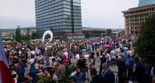 Protest rally in Tbilisi. Photo by Beslan Kmuzov for the Caucasian Knot