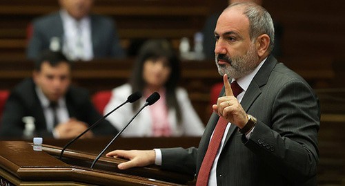 Nikol Pashinyan. Photo: Tigran Mehrabyan/PAN photo via REUTERS