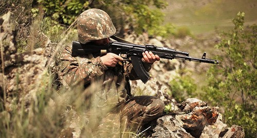 Armenian soldier. Photo: press service of the Ministry of Defence of Armenia