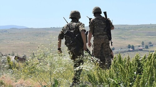 Armenian servicemen, August 2021. Photo: press service of the Ministry of Defence of Armenia