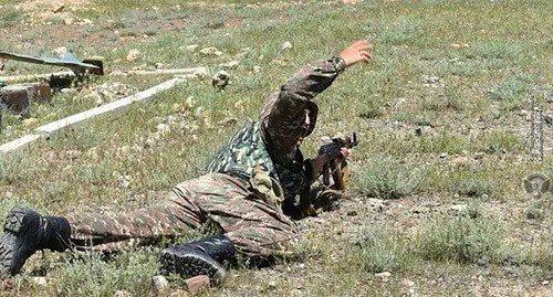 Armenian serviceman. Photo: official website of the Ministry of Defence of Armenia, http://mil.am 