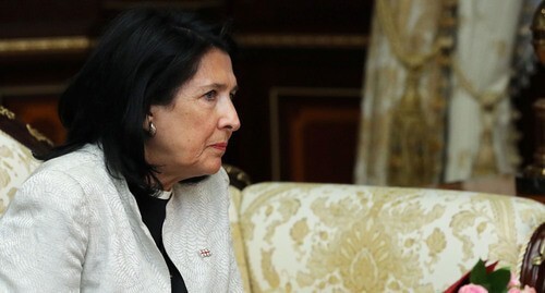 Salome Zurabishvili. Photo: Nikolai Petrov/BELTA via REUTERS 