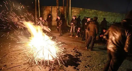 Protest rally in Nardaran, November 26, 2015. Photo by Aziz Karimov for the Caucasian Knot