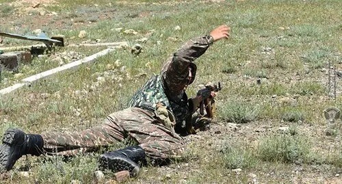 Armenian serviceman, September 2021. Photo: official website of the Ministry of Defence of Armenia