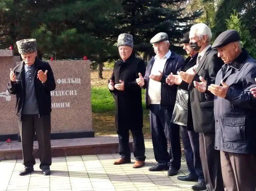 A rally in memory of the victims of political repressions, Nalchik, October 30, 2021. Photo by Lyudmila Maratova for the Caucasian Knot