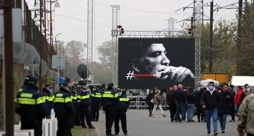 Stage at the prison in Rustavi. Photo by Inna Kukudzhanova for the Caucasian Knot