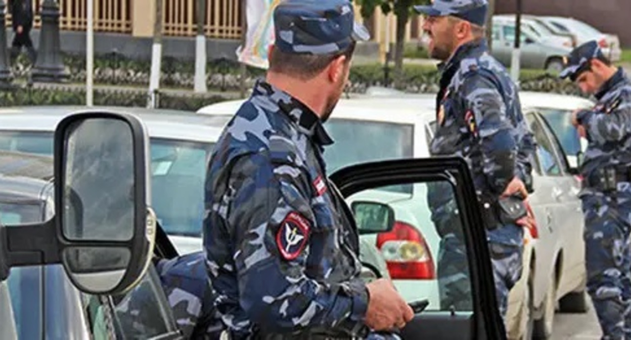 Chechen policemen. Photo by Magomed Magomedov for the Caucasian Knot