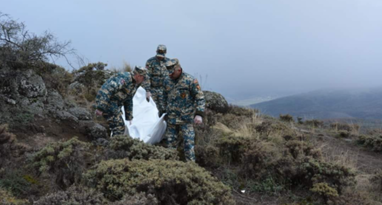 The Emergency Service of Nagorno-Karabakh. Screenshot of the post on Facebook https://www.facebook.com/photo/?fbid=305075531638622&amp;set=a.204085841737592