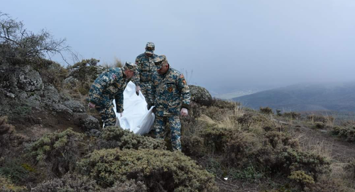 The Emergency Service of Nagorno-Karabakh. Screenshot of the post on Facebook https://www.facebook.com/photo/?fbid=305075531638622&amp;set=a.204085841737592