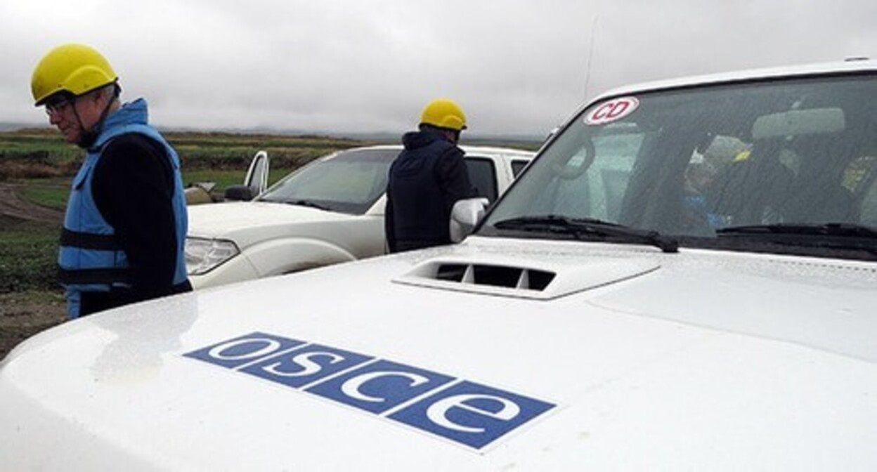 The OSCE mission in Nagorno-Karabakh. Pierre Andrieu (France), an ambassador. October 27, 2015. Photo by Alvard Grigoryan for the "Caucasian Knot"