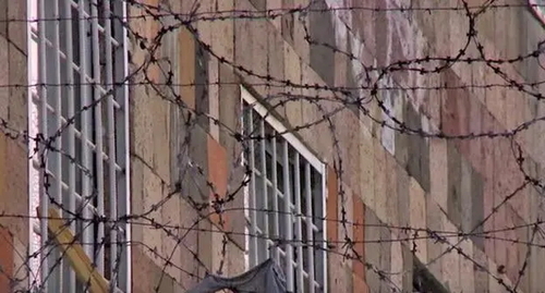 A prison. Image made from video posted by the UN at: https://www.youtube.com/watch?v=YWfJroYZo5Q