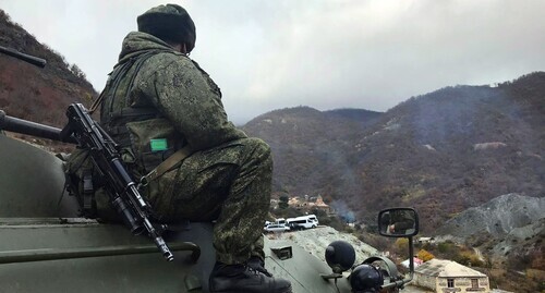 Russian peacemakers in Nagorno-Karabakh. Photo by Alvard Grigoryan for the Caucasian Knot