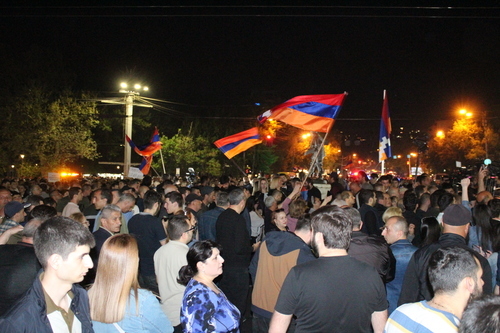 Participants of a march in Yerevan, April 25, 2022. Photo by Tigran Petrosyan for the Caucasian Knot