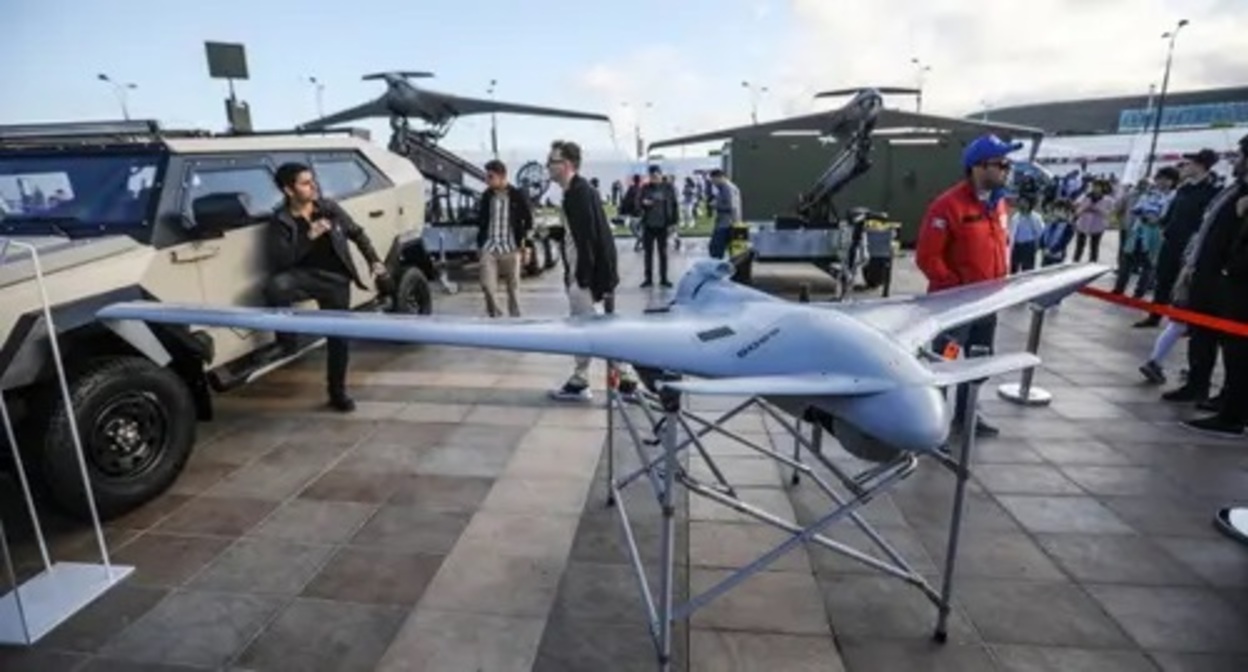 Azerbaijani Iti qovan drone at the Teknofest festival. Photo by Aziz Karimov for the Caucasian Knot