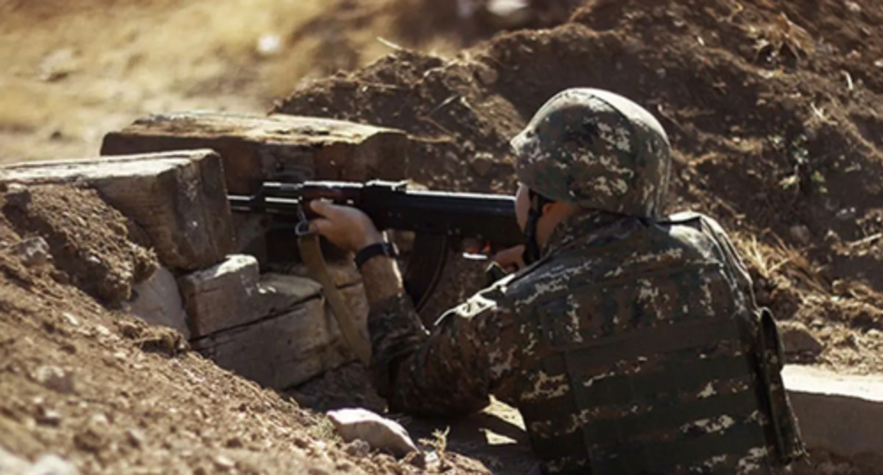 An Armenian soldier. Photo from the official website of the country's Ministry of Defence https://www.mil.am/