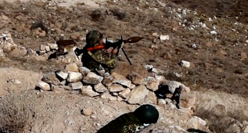 Armenian soldiers. Photo by the press service of the country's Ministry of Defence https://www.mil.am/ru/news/10180