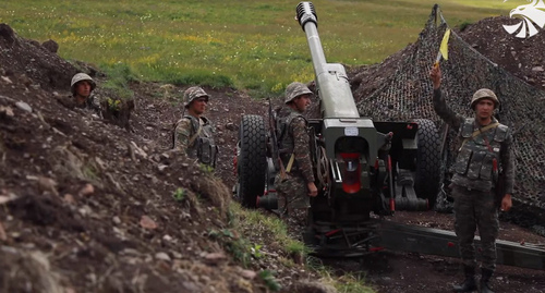 Servicemen of the Armenian Army. Photo: press service of the Ministry of Defence of Armenia