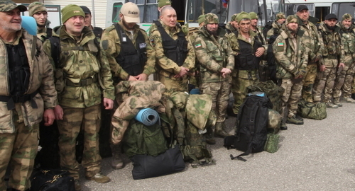 Fighters from Chechnya, photo: chechnyatoday.com