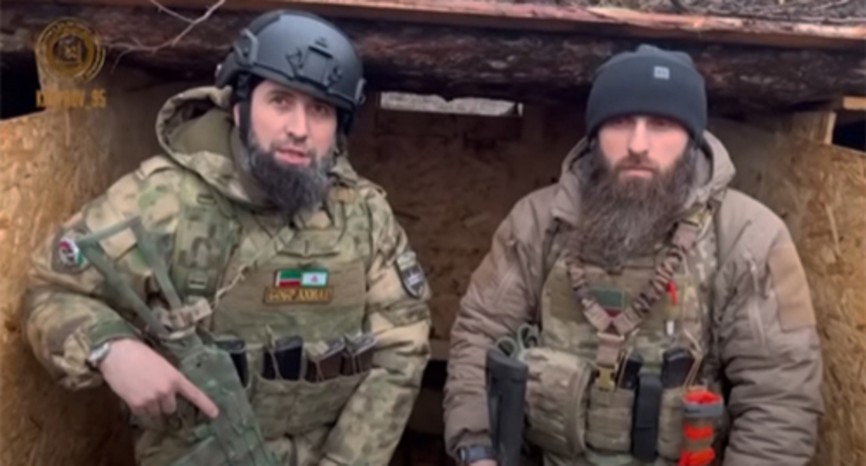 Members of the Batal-Hadji Special Rapid Response Unit. Screenshot of the video by the "Caucasian Knot" https://www.youtube.com/watch?v=dfSmCU0VDY4