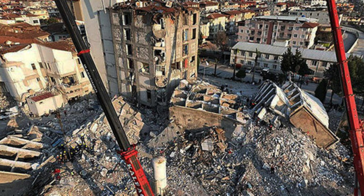 The earthquake in Turkey. Photo: Dsns.gov.ua https://ru.wikipedia.org