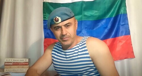 Askhabali Alibekov. Screenshot of the video posted on the "Wild Paratrooper" YouTube channel https://www.youtube.com/watch?v=pgXra9fVrsI