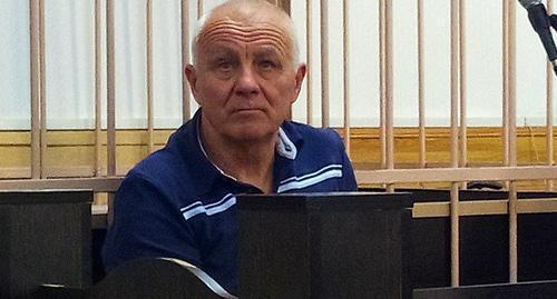 Aslan Iritov in the courtroom. Photo by Lyudmila Maratova for the "Caucasian Knot"