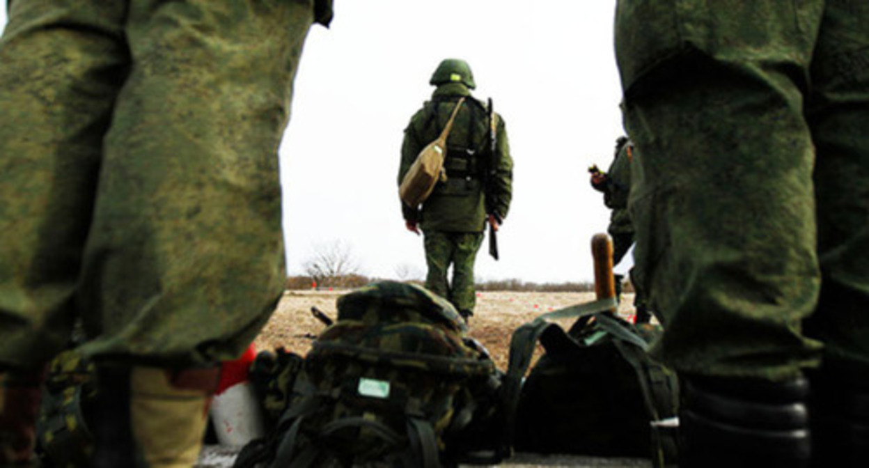 Soldiers. Photo: Eduard Kornienko, Yuga.ru