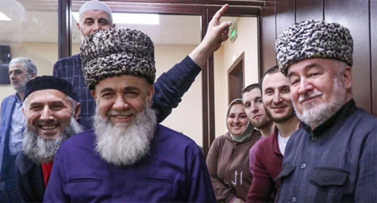 Ingush activists in the courtroom. Photo: FortangaOrg https://fortanga.org