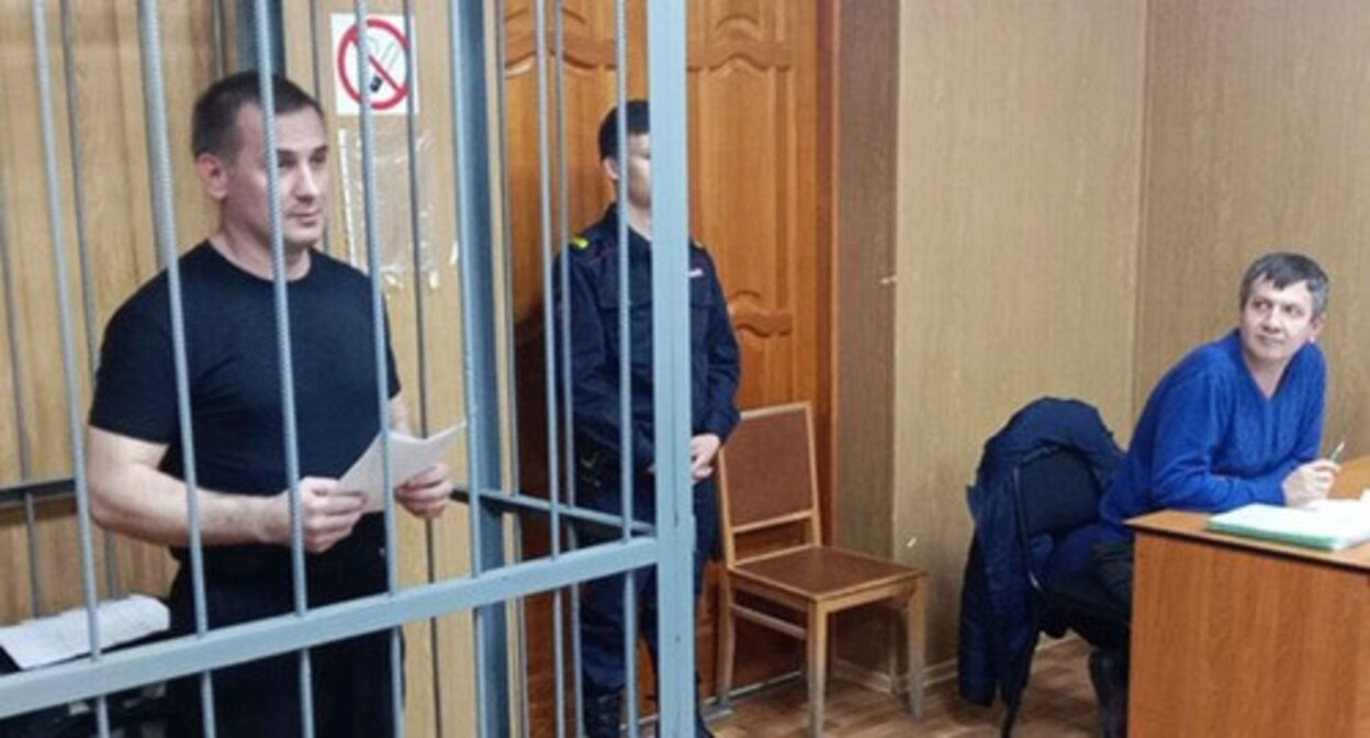 Igor Nagavkin in the courtroom. Photo by Vyacheslav Yaschenko for the "Caucasian Knot"