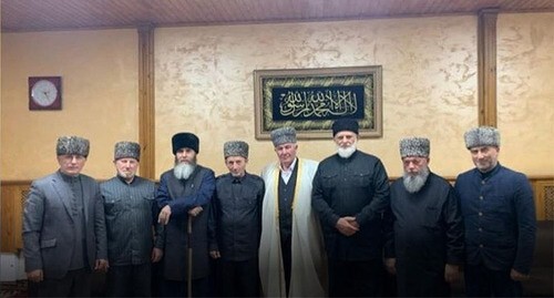 Muftis of the republics of Northern Caucasus. Photo: the Muslims' Coordination Centre of Northern Caucasus https://t.me/kcmskfo/1237