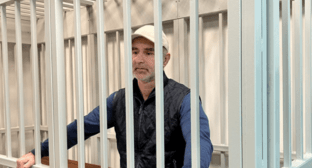 Timur Idalov in a court. Screenshot of a photo posted on the Telegram channel of "Mediazona. Exclusive" (included into the register of foreign agents) on November 28, 2024 https://t.me/mediazona_exclusive/2561