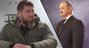 Ramzan Kadyrov and Sergey Melikov. Photo: https://t.me/melikov05 Screenshot of a video: https://t.me/RKadyrov_95