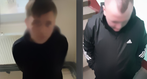 Schoolboys publicly apologized. April 6, 2025. Collage by the "Caucasian Knot". Screenshot of a video https://t.me/vlad_chastnyi_privatnyi_butylka Schoolboys publicly apologized. April 6, 2025. Collage by the "Caucasian Knot". Screenshot of a video https://t.me/vlad_chastnyi_privatnyi_butylka