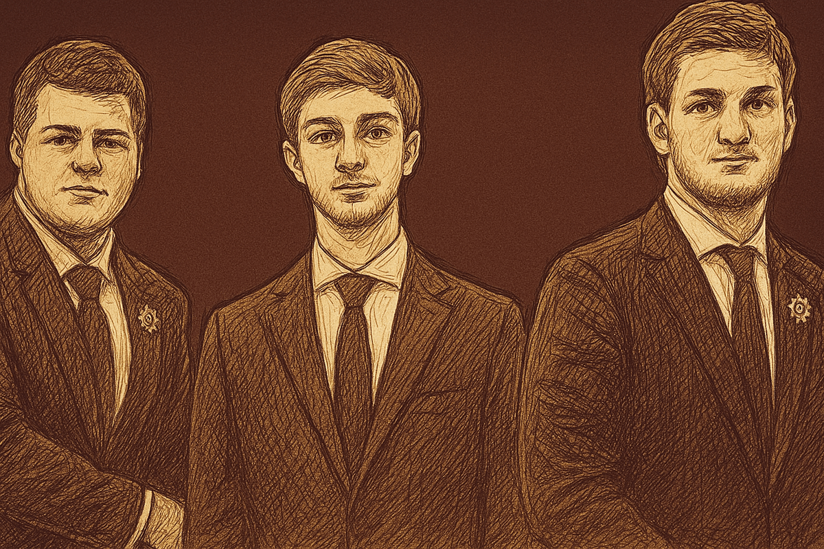 Kadyrov's sons. The illustration was created by the Caucasian Knot using AI in the Copilot program Kadyrov's sons. The illustration was created by the Caucasian Knot using AI in the Copilot program