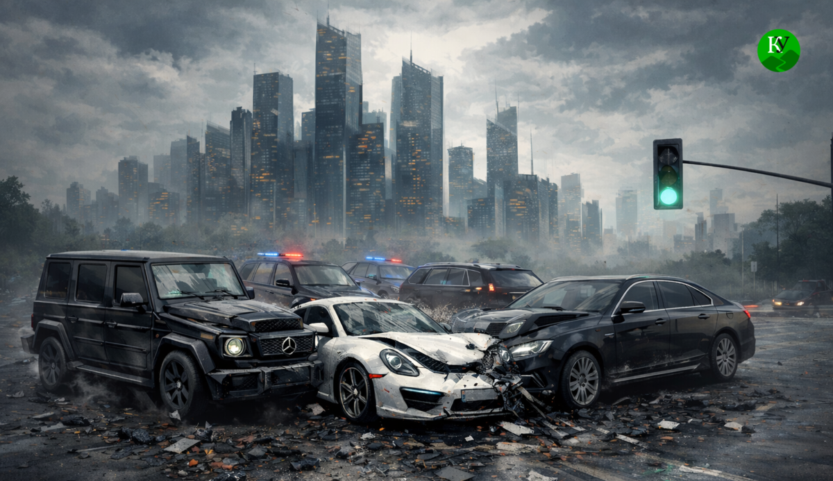 Accident. Illustration created by AI using ChatGPT. Accident. Illustration created by AI using ChatGPT.