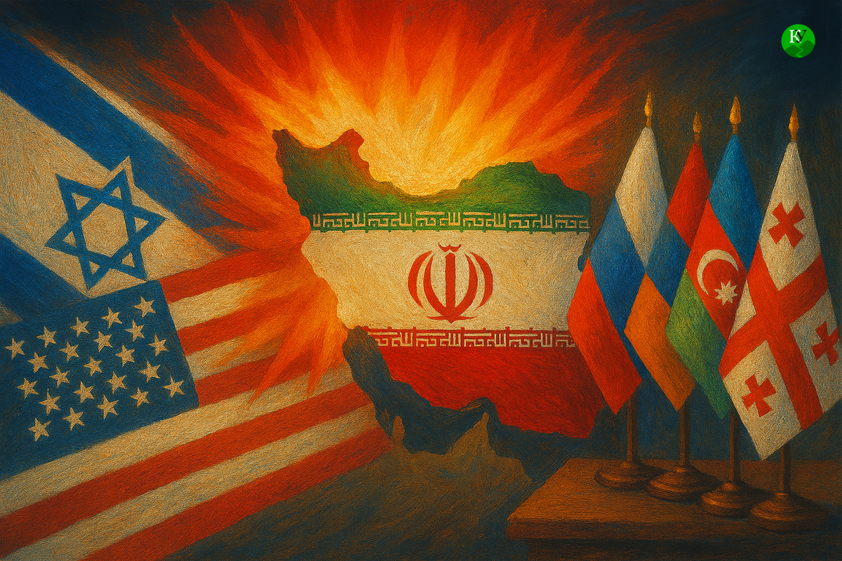 War in Iran. Illustration created by the "Caucasian Knot" using AI in the Copilot program. War in Iran. Illustration created by the "Caucasian Knot" using AI in the Copilot program.