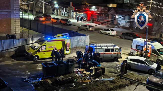 At the scene of the incident. March 5, 2026. Photo: VKontakte/Investigative Committee of the Russian Federation for the Kabardino-Balkarian Republic At the scene of the incident. March 5, 2026. Photo: VKontakte/Investigative Committee of the Russian Federation for the Kabardino-Balkarian Republic