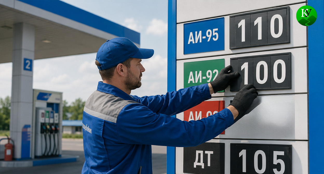 Fuel prices. Illustration created by the Caucasian Knot using AI in the Copilot program https://www.kavkaz-uzel.eu/ Fuel prices. Illustration created by the Caucasian Knot using AI in the Copilot program https://www.kavkaz-uzel.eu/
